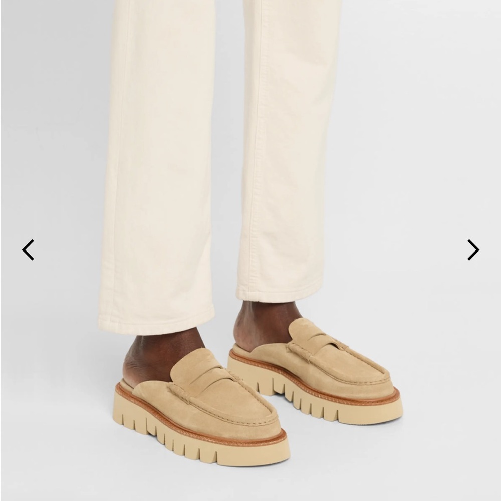 Donald J. Pliner Tan Mules